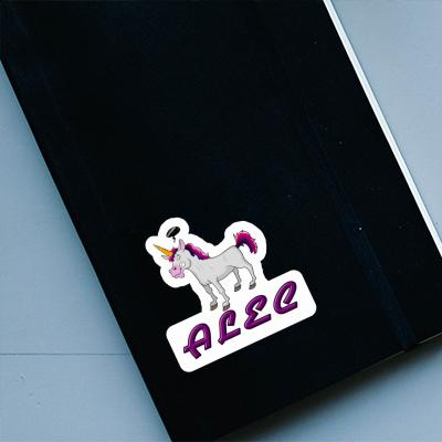 Licorne Autocollant Alec Laptop Image