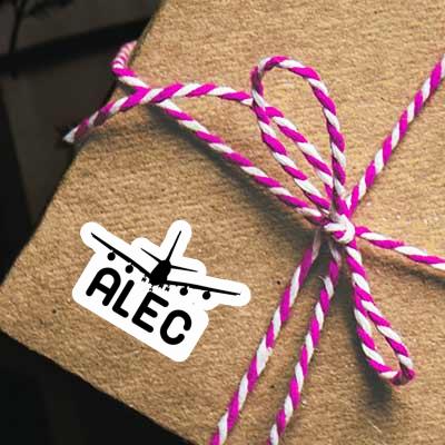 Sticker Flugzeug Alec Notebook Image