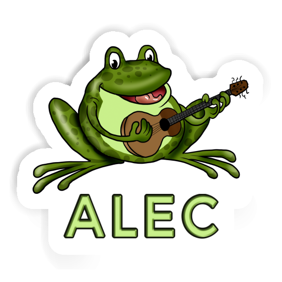 Autocollant Alec Grenouille à guitare Image
