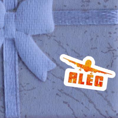 Alec Sticker Airplane Laptop Image