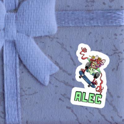 Skateboarder Sticker Alec Laptop Image