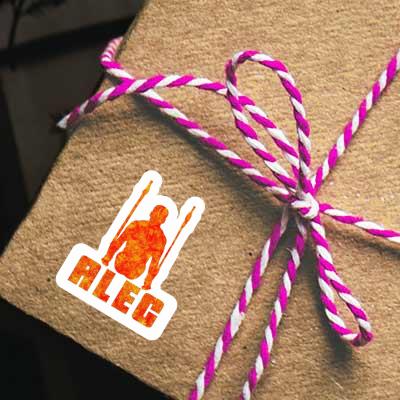 Sticker Ring gymnast Alec Laptop Image