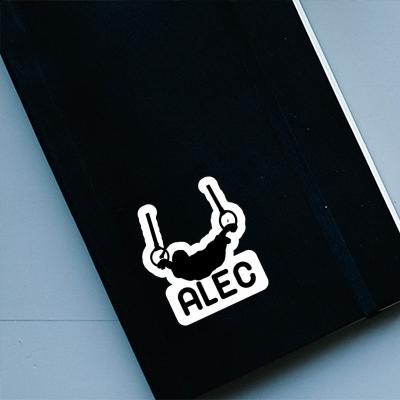 Sticker Ring gymnast Alec Notebook Image