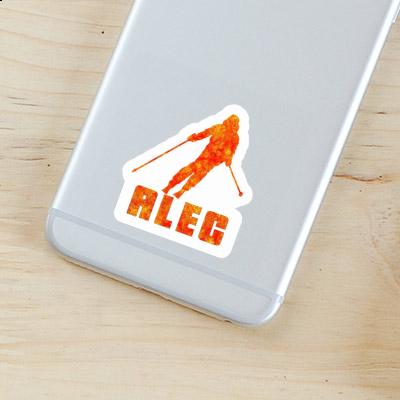 Sticker Alec Skifahrerin Image