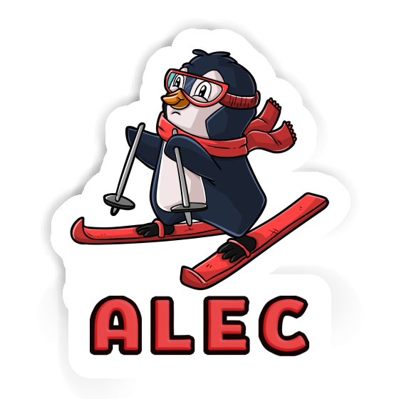Sticker Alec Skier Notebook Image