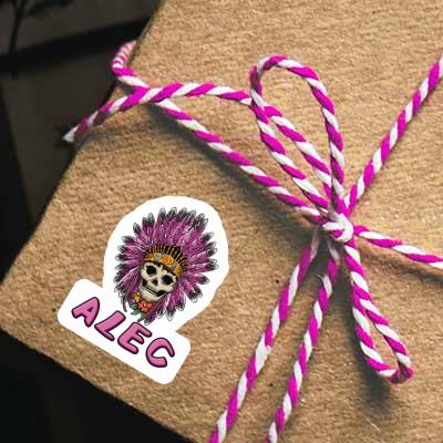 Alec Autocollant Femmes Tête de mort Notebook Alec Autocollant Femmes Tête de mort Gift package Image