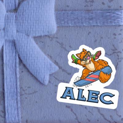 Sticker Snowboarderin Alec Notebook Image