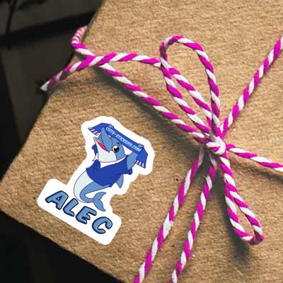 Aufkleber Delfin Alec Notebook Image