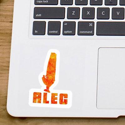 Alec Sticker Windsurfer Laptop Image