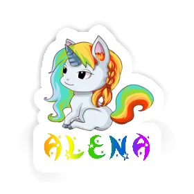 Sticker Alena Unicorn Image