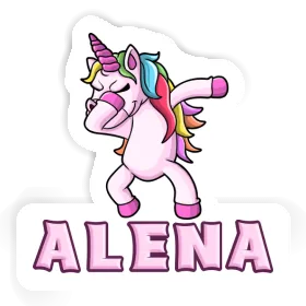 Dabbing Unicorn Sticker Alena Image