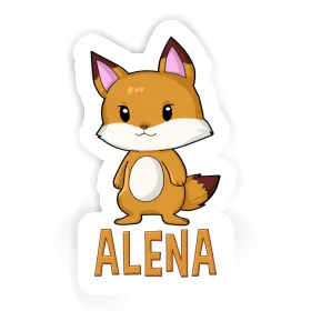 Alena Sticker Fox Image