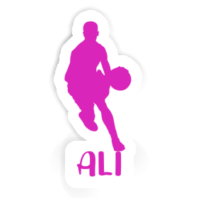 Aufkleber Ali Basketballspieler Image