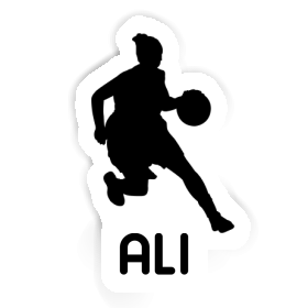 Aufkleber Basketballspielerin Ali Image