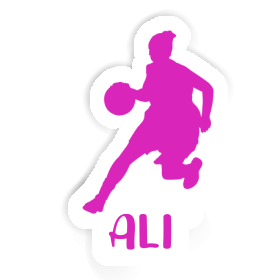Ali Aufkleber Basketballspielerin Image