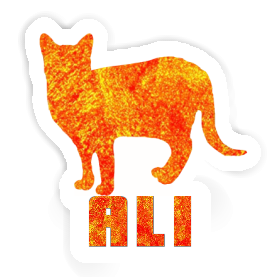 Autocollant Chat Ali Image
