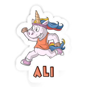 Ali Autocollant Coureuse Image