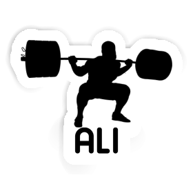 Sticker Ali Gewichtheber Image