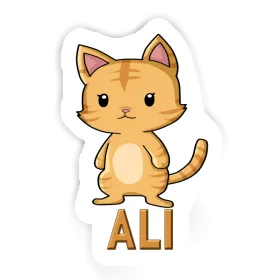 Autocollant Ali Chat Image