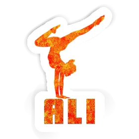 Ali Autocollant Femme de yoga Image