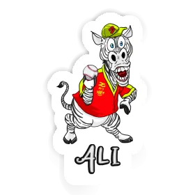 Baseballspieler Aufkleber Ali Image
