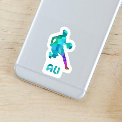 Sticker Basketballspielerin Ali Notebook Sticker Basketballspielerin Ali Gift package Image
