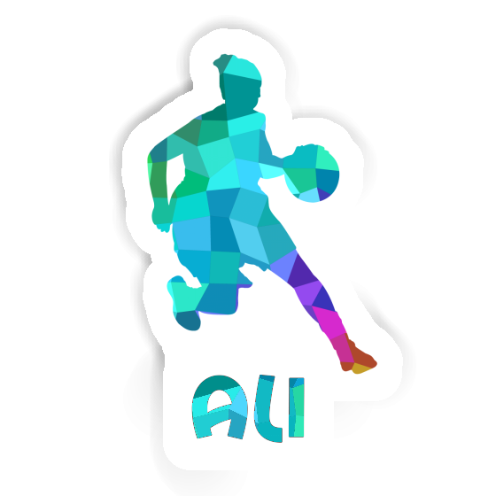 Sticker Basketballspielerin Ali Notebook Sticker Basketballspielerin Ali Notebook Image