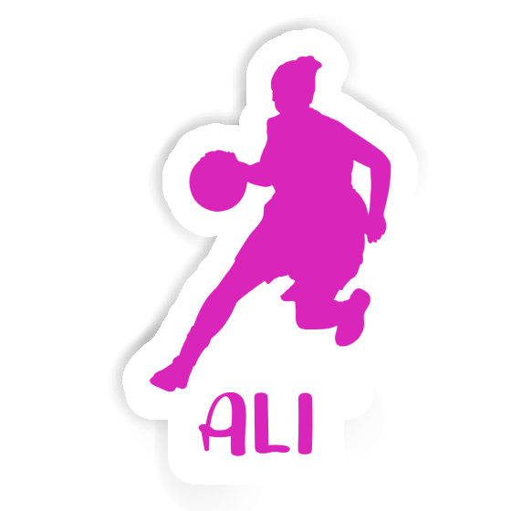 Ali Sticker Basketball Player Notebook Image