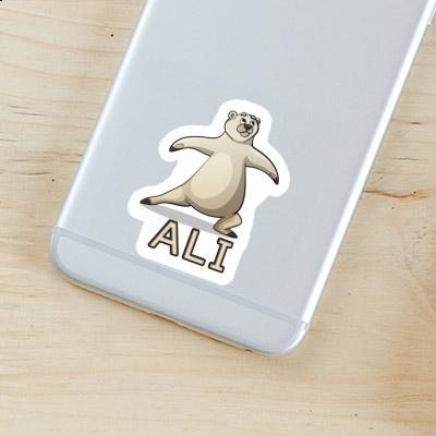 Autocollant Ali Ours du yoga Notebook Autocollant Ali Ours du yoga Notebook Image