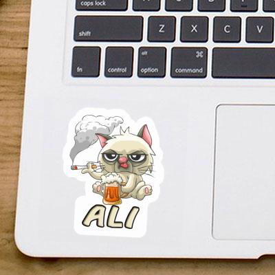 Aufkleber Ali Bad Cat Notebook Aufkleber Ali Bad Cat Gift package Image