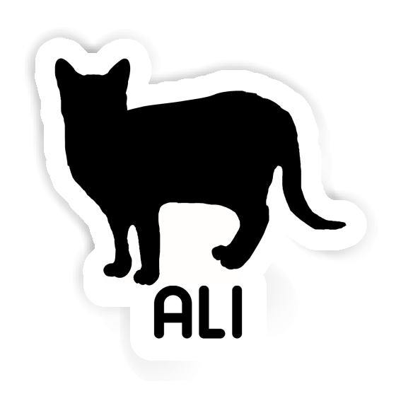 Ali Autocollant Chat Notebook Ali Autocollant Chat Notebook Image