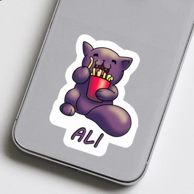 Autocollant Chat-frites Ali Notebook Autocollant Chat-frites Ali Notebook Image
