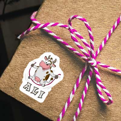 Skipping Ropes Cow Sticker Ali Notebook Skipping Ropes Cow Sticker Ali Gift package Image