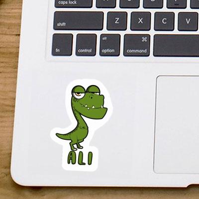Dinosaur Sticker Ali Laptop Image