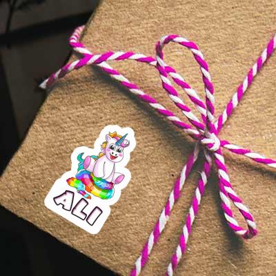 Ali Autocollant Baby licorne Gift package Image