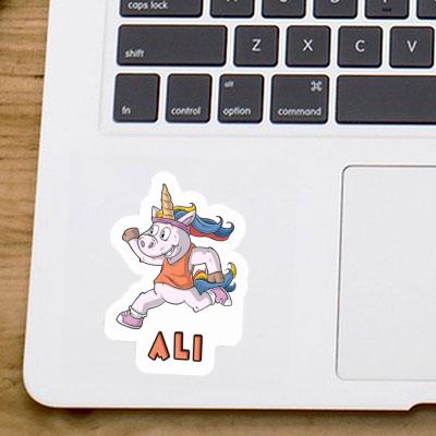 Sticker Ali Runner Notebook Image