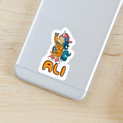 Licorne hip-hop Autocollant Ali Laptop Licorne hip-hop Autocollant Ali Laptop Image