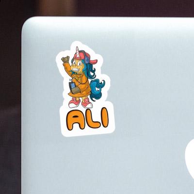 Licorne hip-hop Autocollant Ali Gift package Image
