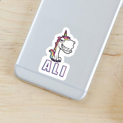 Licorne grinçante Autocollant Ali Notebook Licorne grinçante Autocollant Ali Notebook Image