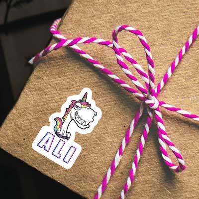 Licorne grinçante Autocollant Ali Notebook Licorne grinçante Autocollant Ali Gift package Image