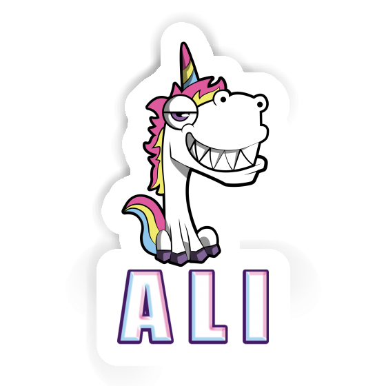 Licorne grinçante Autocollant Ali Notebook Licorne grinçante Autocollant Ali Gift package Image