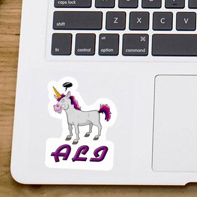 Ali Autocollant Licorne Notebook Ali Autocollant Licorne Notebook Image