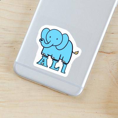 Elephant Sticker Ali Notebook Image