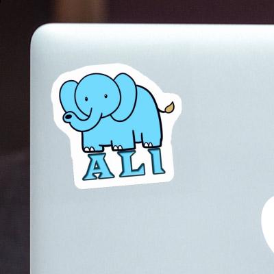 Autocollant Ali Éléphant Notebook Image