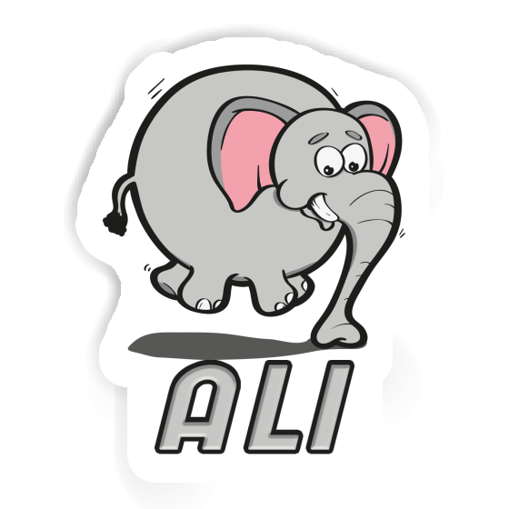 Autocollant Ali Éléphant Laptop Image
