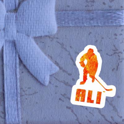 Autocollant Ali Joueur de hockey Image