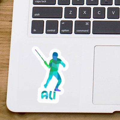 Autocollant Escrimeur Ali Notebook Autocollant Escrimeur Ali Gift package Image