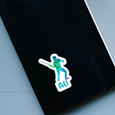 Aufkleber Ali Fechter Laptop Aufkleber Ali Fechter Laptop Image