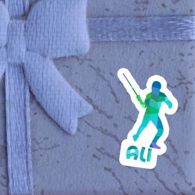 Aufkleber Ali Fechter Notebook Aufkleber Ali Fechter Gift package Image