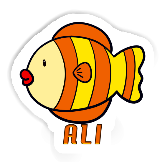 Ali Autocollant Poisson Laptop Image